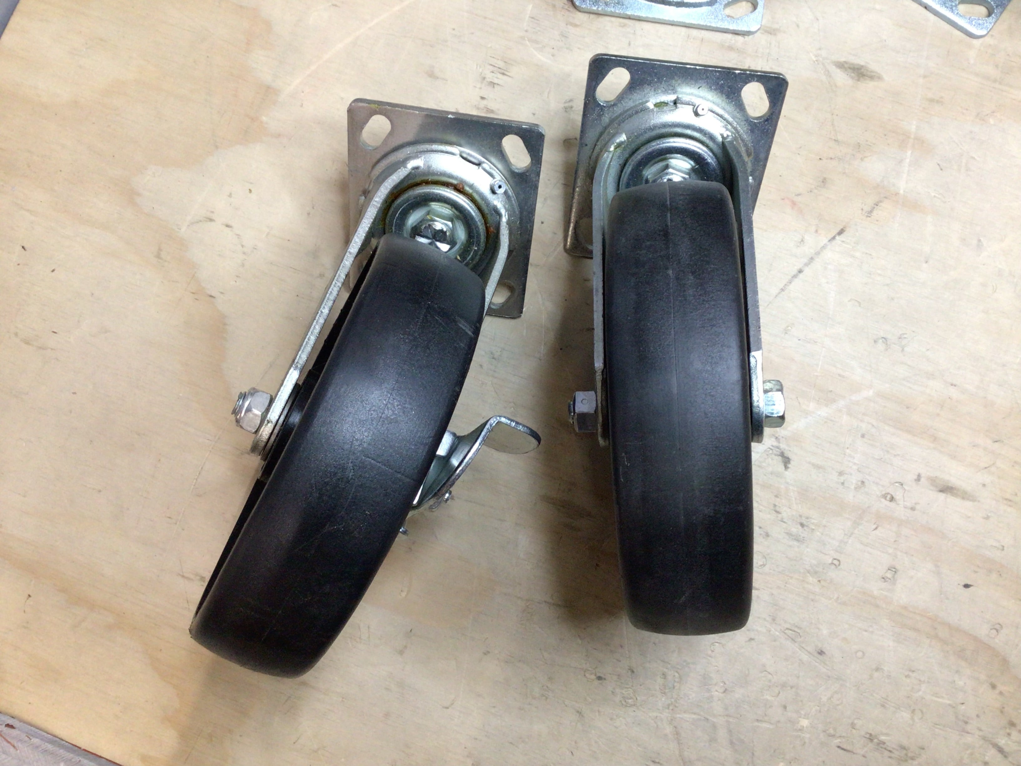 8x2 Glass Filled Nylon Caster Kit Wheel Diameter 8 in Casters (8138047521006)